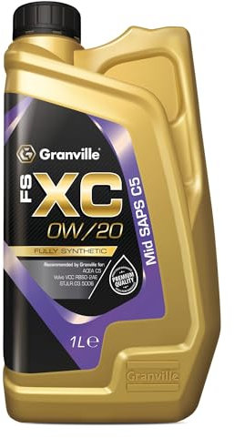 Granville FS-XC 0W/20 Fully Synthetic Engine Oil – 1L | Engine Lubrication Oil | ACEA C5 –VCC RBS0-2AE | Superior Fuel Economy & High Performance Lubrication