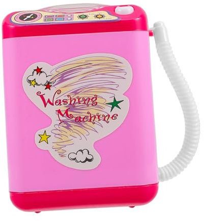 VANZACK Spielzeug-Waschmaschine Mini Kunststoff Simulation Reiniger Für Junge Mädchen Küche Badezimmer Kosmetikpinsel Spielzeug Haushalt Artikel Schwamm Bürste Modell Gadget