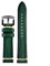 ZCCZJS Handgefertigtes echtes Leder Uhrengurt 20mm 22 mm24 für Citizen Omega Mido für Huawei GT Herren Uhren Braunblaugrün