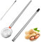 Dorccsi Recolector de nueces, recogedor de nueces de Acero Inoxidable con Mango Largo, Herramienta práctica y Desmontable para recolectar, pecanas y pecanas.