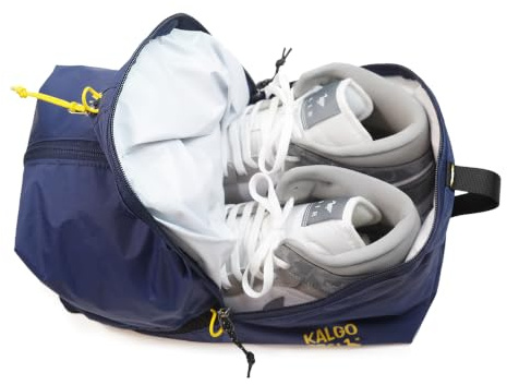 Ultralight Travel Shoe Bag 10L, Fits 2 Pairs Shoes, Large Water-Resistant Packing Cube.