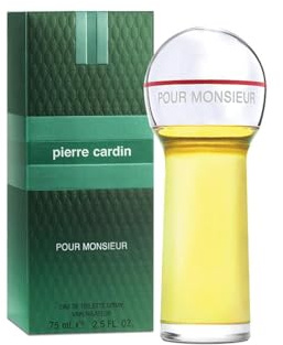 Pierre Cardin Eau de Toilette Homme Pour Monsieur Boisé Épicé 75ml | Eau De Toilette Homme - Boisée Aromatique - Agrumes, Cannelle & Cèdre - Vaporisateur 50 ml