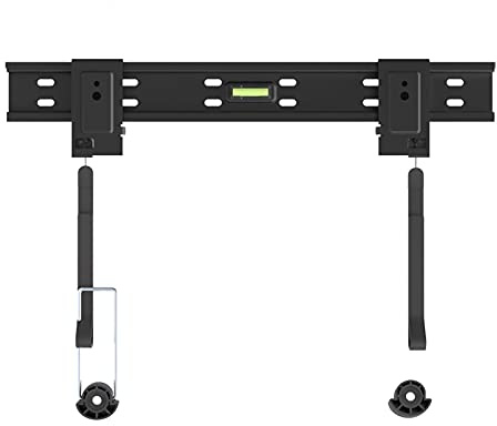 Support Mural Discret pour téléviseurs de 32 à 60 Pouces, Fixation réglable avec Gestion des câbles, Compatible avec Les écrans LED/4K - Design élégant et sécurisé