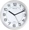 Unilux Wanduhr Magnetisch Attraction, 22 cm, lautlos, silbergrau, Grau