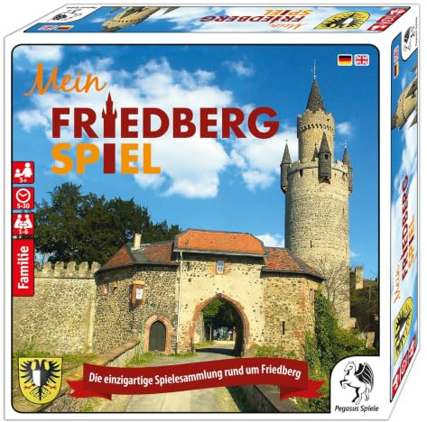 Pegasus Spiele 50500G - Mein Friedberg Spiel - Die einzigartige Spielesammlung rund um Friedberg