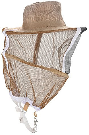 Imker Schleier Hut - Gesichtsschutz & Kopfschutz für Bienenzucht, Outdoor und Gartenarbeit - Imkereiausrüstung mit Netzhut für professionelles Use