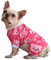 CuteBone Pigiama per cani di maialino rosa Adorabili vestiti per cuccioli Tuta Pjs Abbigliamento per animali domestici Cappotto per gatti in morbido pile P46S-IT