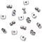 Earring Backs Clutches,Stainless Steel Butterfly Square Earring Safety Backings Pads Bullet Clutch Earring Stopper for Earring 6.5x4.5mm[Pack of 50]1