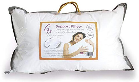 Gx Support Pillow - For sitting NOT sleeping - Supports your posture while reading or watching TV in bed - Perfect if you need to sleep in an upright position