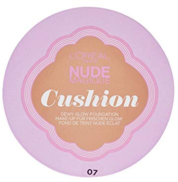 Three Pack L'Oreal Foundation Nude Magique Cushion 7 Golden Beige