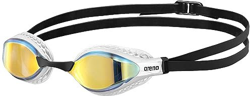 Arena Gafas Airspeed Mirror Natación, Unisex Adulto, Yellow Copper, Talla Única