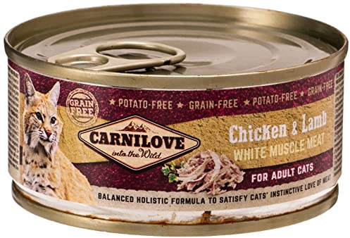 Carnilove Carnilove Feline Adult Huhn, Lamm, Box, 12 x 100 g, 1200 g