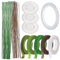 Floral Arrangement Tool Kit, Woohome Tape Stem Wrap, Floral Wire, Wire Cutter, Scissors and Head Pins for Wedding Bouquet DIY