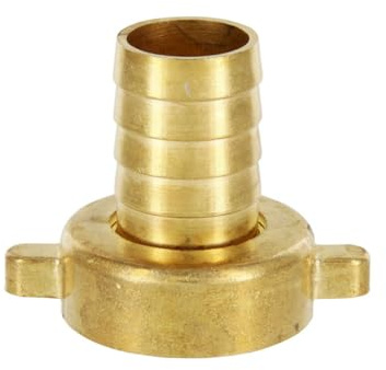 REKUBIK Schlauchverschraubung Messing Innengewinde x Tülle Größe 2 IG x 38mm (1 1/2)