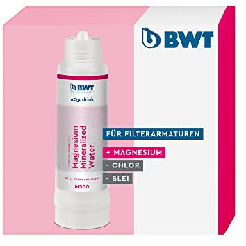 BWT Wasserfilter AQA drink M300 | Filterkerze mit Magnesium | Wasserfilter Trinkwasser | Filtert Chlor, Blei & Kupfer