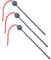 Buyter 3 pcs Replacement Wands for Cat's Meow Motorized Cat Toy Mouse Tail Refills