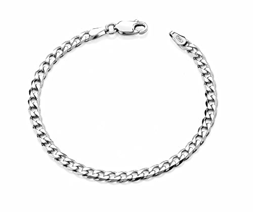 Old English Jewellers Bracelet en argent sterling pour bébé de 15,2 cm. Jonc en argent massif pour bébé garçon et bébé fille. Cadeau de baptême pour enfant. Bracelet de baptême pour enfant.