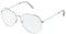 Ultra Adults Silver Frame Pilot Style Costume Glasses Retro Design Glasses Transparent Clear Lens Metal Eyewear Non Prescription Classic Fake Fashion Glasses for Men Women Eyeglass Decorative Eyewear