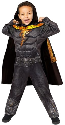 Amscan - Kids Officially Licensed DC Comics Black Adam Boys Fancy Dress Costume Age: 3-12 Years