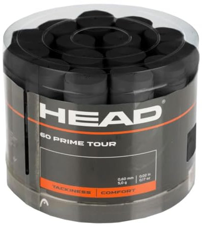 HEAD Prime Tour 60 pcs Pack Black Overgrip