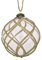 Magie di Natale Weihnachtskugeln aus transparentem Glas mit goldenen Ornamenten, verzierter Anhänger (Ø 10 cm, 6)