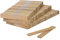 Klötzchenmann Bastelklötzchen 22x8x160 mm Verschiedene Holzarten, Stäbchen Holzstäbchen für DIY Projekte (Eiche)