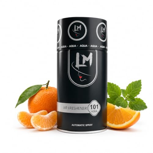 LM COSMETICS Parfüm Lufterfrischer Nachfüller für Duftautomat 250 ml – Raumduft Aerosol Refill, kompatibel mit den meisten Spendern | Parfümduft (101 Aqua)