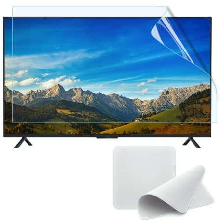 AIZYR Filtro Anti Luce Blu per Monitor - Pellicola Anti-UV per la Protezione degli Occhi per Monitor TV LED - Protezione Contro Le Radiazioni per Display HDTV LCD 4K OLED e QLED da 86,75.8x43.3inch
