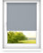 time4blinds Mini Estor Enrollable Basic - Estor Enrollable - No Invasivo - Estor Enrollable de Ventana Interior Sin Taladrar - 1000x1200mm Gris Operado en el Lado Izquierdo