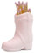 Cowboy Streichholzhalter, Süßer Streichholzhalter Cowboystiefel mit Schlagkerze für Kerzen Streichholzhalter aus Keramik für Innendekoration von Küchen und Badezimmern (Rosa)