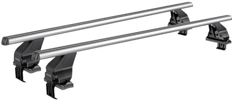 Barre portatutto Omega in alluminio compatibile con FIAT Tipo Station Wagon 5 porte anno dal 2016 in poi con tetto liscio