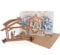 Logbuch-Verlag 3 Weihnachtskarten mit Kuvert + Weihnachtskrippe aus Holz Weihnachten Karte mit kleinem Geschenk DIN A6