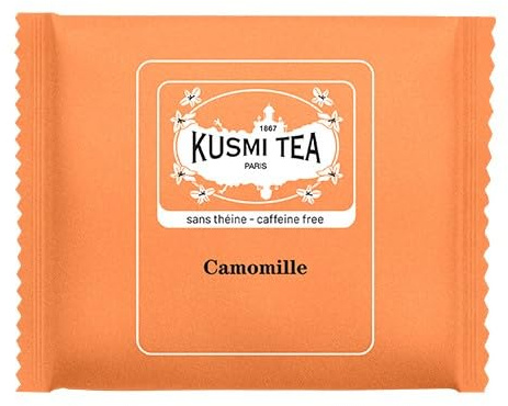 KUSMI TEA - BIO KAMOMILE - Box mit Teebeuteln in Umhüllung (50)