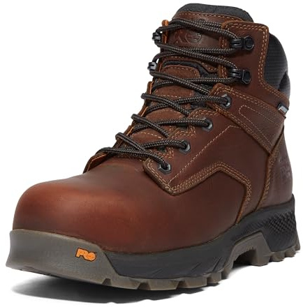 Timberland PRO Men's TiTAN EV 6 Inch Composite Safety Toe Waterproof Industrial Work Boot, Teak Trailblazer Brown-2024 NEW, 16 M US
