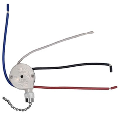 Reliable Ceiling Fan Pull Chain 3 Speed 4 Wire Fan Light Switchs Replacement Part Speed Control Pull Chain Switchs Pull Chain Switchs For Ceiling Fan Light