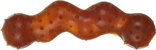 Flamingo Hundespielzeug – Schlange braun – Naturkautschuk – 19,5 × 6,5 × 5,5 cm