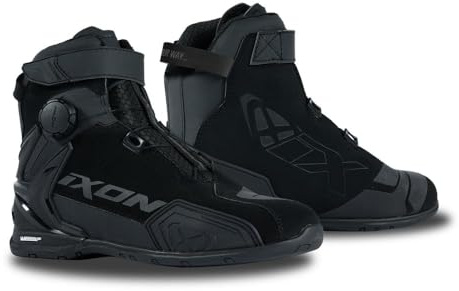 IXON Bull 2 Wasserdichte Motorrad Schuhe, schwarz, 42