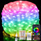 Electight 15M Guirlande Lumieuse [APP & Télécommandes], Intelligent RGB Guirlande Lumineuse Multicolore, Étanche IP65, pour Décoration Intérieure et Extérieure, Noël, Fêtes, Batteries Included