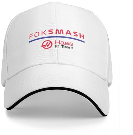 Basecap Foksmash F1 Haas Mick Schumacher Kevin Magnussen Kappe Baseball Kappe Winter Kappe Mode Strand Frauen Kappen Männer Geschenk