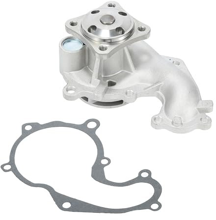Partuto Bomba De Agua No.XS4J8591AC/XS4J8591DB/7G9Q8501AA - Bomba De Agua Para Motor De Coche - Para Ford Focus 1999 - Tono Plateado Metálico Con Junta - 1 Juego