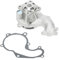 Partuto Bomba De Agua No.XS4J8591AC/XS4J8591DB/7G9Q8501AA - Bomba De Agua Para Motor De Coche - Para Ford Focus 1999 - Tono Plateado Metálico Con Junta - 1 Juego