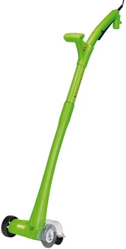 Draper Electric Weed Sweeper for Effortless Removal of Weeds, Moss and Dirt from Patios, Driveways and Paths - 84746 - Includes 2 Brushes - 140W