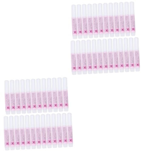 Healeved 50pcs Strong Nail Glue Adhesive for Press Nails Quick-drying Fake Glue Reliable Artificial Adhesive for Home and Professional Art Use
