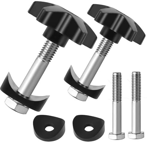 SICAILU WalkerErsatz, Rollator-Ersatzteile, bequeme Ersatzarm-Einstellknöpfe, Antrieb, Rollatorknauf, universell (M6 x 45 mm, Anzahl, 1)