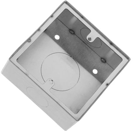 OSALADI Caja Eléctrica De Metal Para Montaje Superficie Caja De Interruptor De Luz De Acero Inoxidable Para Uso Doméstico Oficina