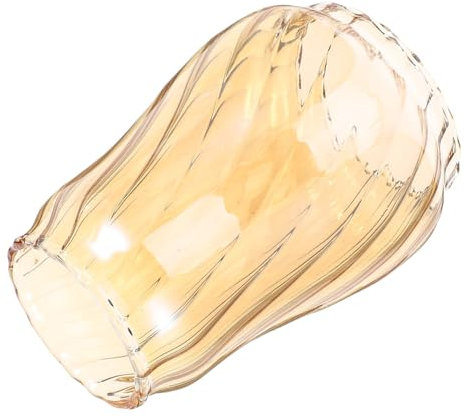 Garneck Abat-jour Pour Applique Murale Cache-abat-jour Abat-jour Cache-lampe De Tente Cache-lampe Extérieur Cache-lanterne De Camping Verre Orange Camping Remplacement