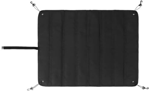 QWORK® Kofferraum Schutzmatte Hund, 80x64cm Wasserfester Stoßstangenschutz & Ladekantenschutz, für Wohnmobil, Auto, SUV