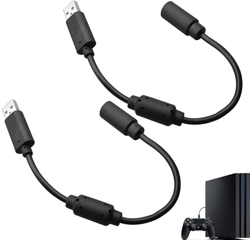 2PCS USB Breakaway Cable for Xbox 360, Replacement Adapter for Xbox 360 | Compatible with Logitech G920 Steering Wheel, Fast Data Transmission Replacement Accessory for Game Controller