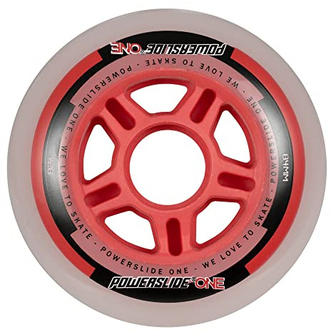 Powerslide One Complete Rollen 4er Rollenset 2018 Red