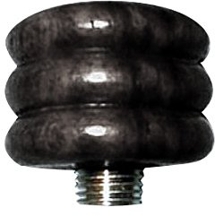Holzkopf mit Schraubgewinde schwarz - Head&Nature Bong-Kollektion